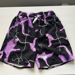 Purple Lightning Shorts